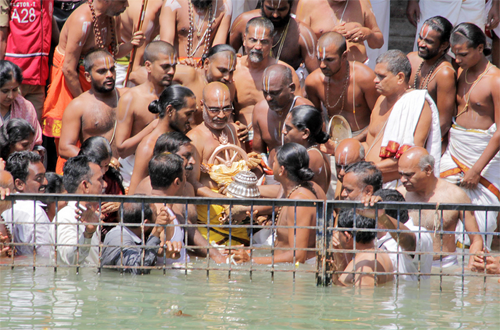 Sudarshana Chakra is the discus weapon of Lord Vishnu/Krishna which is usually used for the ultimate destruction of an enemy and protecting good over eveil.